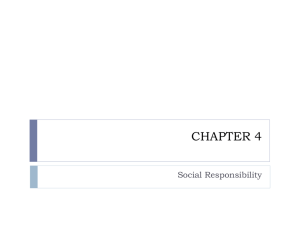 social responsibility. - businesseducationnation