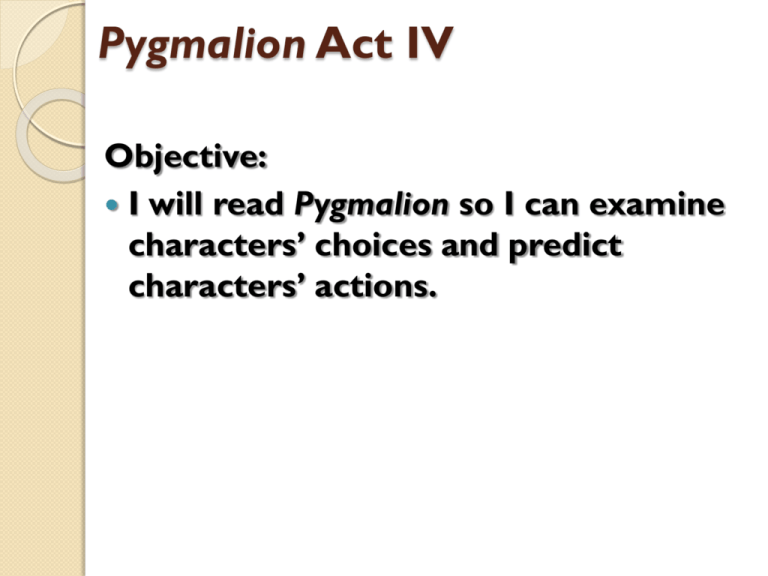 pygmalion act 1 summary