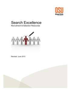 Search Excellence - Office of Human Resources