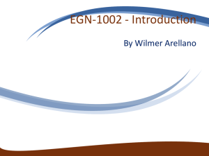 EGN-1002 - Introduction