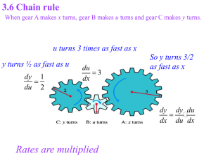 Chapter 3 Chain rule