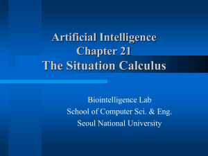 Ch. 21 The Situation Calculus