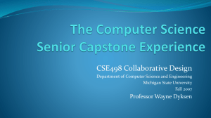 capstone_experience - Department of Computer Science and