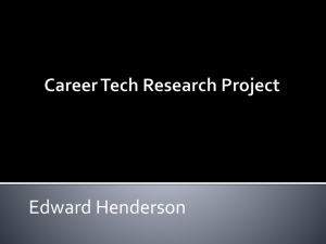 Career Tech - Edward Henderson