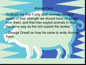 Animal Farm Overview - Staff Portal Camas School District