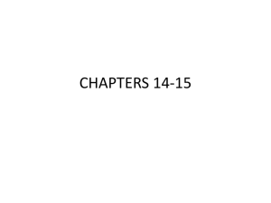 chapters 14-15 - Fort Bend ISD