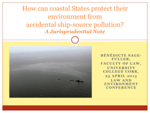 How can coastal States protect their environment from ship