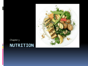 nutrition - TOTAL WELLNESS