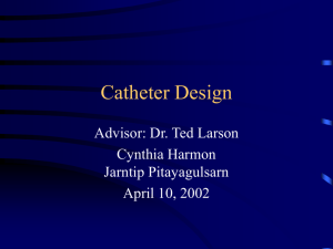 Catheter Design - Research