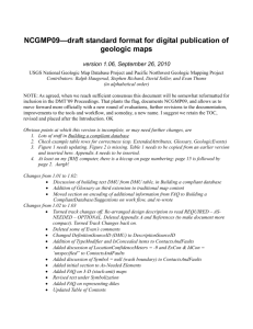 Content of a traditional geologic map - eee