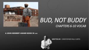 Bud, Not Buddy - Cloudfront.net