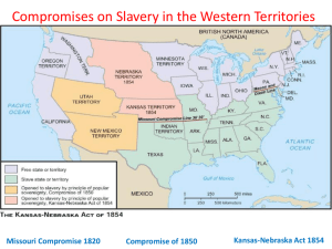 Compromises on Slavery in the West-0