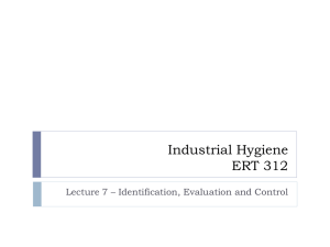 Industrial Hygiene EKC 367