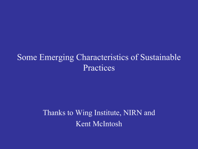 some-emerging-characteristics-of-sustainable-practices