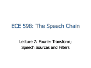 Lecture 7 - Illinois Speech and Language Engineering