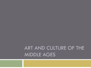 Art and Culture of the Middle Ages - MPHS-Abernathy