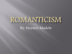 Romanticism - HaydenMadole