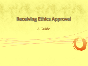 Ethics Approval