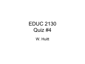 EDUC 2130 Quiz #2