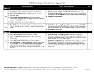 CMP 101Syllabus - Wor-Wic Community College