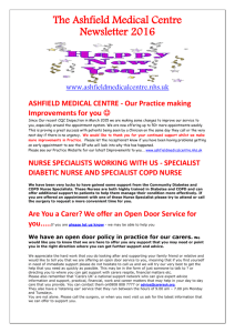 Read our Newsletter - Ashfield Medical Centre