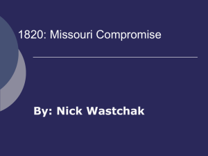 The Missouri COmpromise