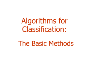 DM5: Classification - Basic Methods