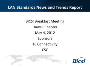 May 4, 2012 - LAN Standards Update (Gary Eifert, TE)