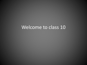 Welcome to class 10 - FIU Faculty Websites