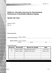 System Use Case - QI