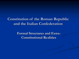 Polybius and the Roman Republican Constitution