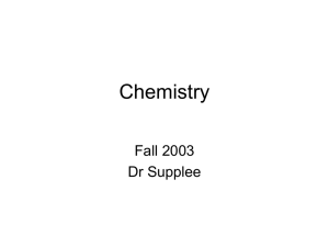 Chemistry - Del Mar College