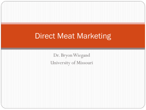 Direct Meat Marketing PPT
