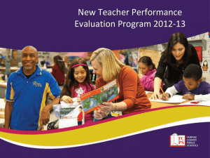 Teacher Evaluation Standards