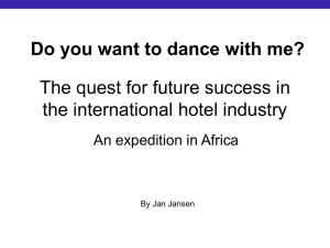 The quest for future success in the international hotel industry: