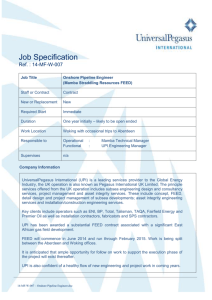 Job Specification Ref. : 14-MF-W-007 Job Title Onshore Pipeline