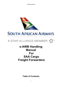 E-AWB handling Manual