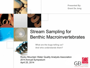 (Part 1) - Grant De Jong - Rocky Mountain Water Quality Analysts