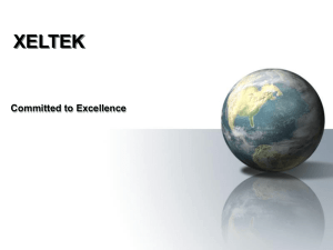 Xeltek Overview Presentation