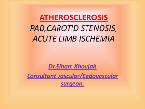L3- PAD,carotid stenosis´ limb ischemia