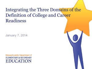 Three Domains of Career Readiness