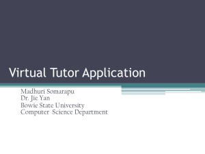 Virtual Tutor