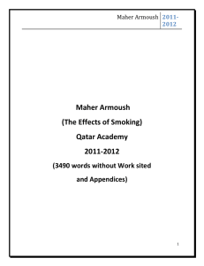 Maher Armoush - Qatar Academy
