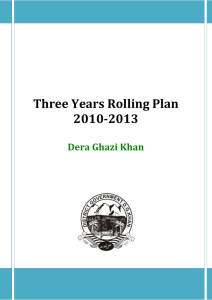 3YRP 2011-2013, District Rawalpindi