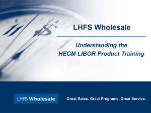 HECM LIBOR - Land Home Financial Services