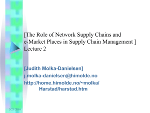 IS in Supply Chain and procurement