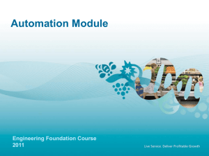 Automation Module 01 - Intro & Instrumentation (EFC 2011).