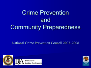 Homeland Security - National Crime Prevention Council