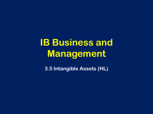 3.5 Intangible Assets