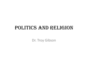 Politics and Religion